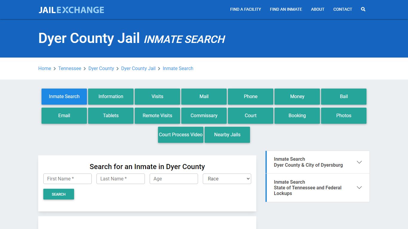 Dyer County Jail, TN Inmate Search: Roster & Mugshots - Jail Exchange