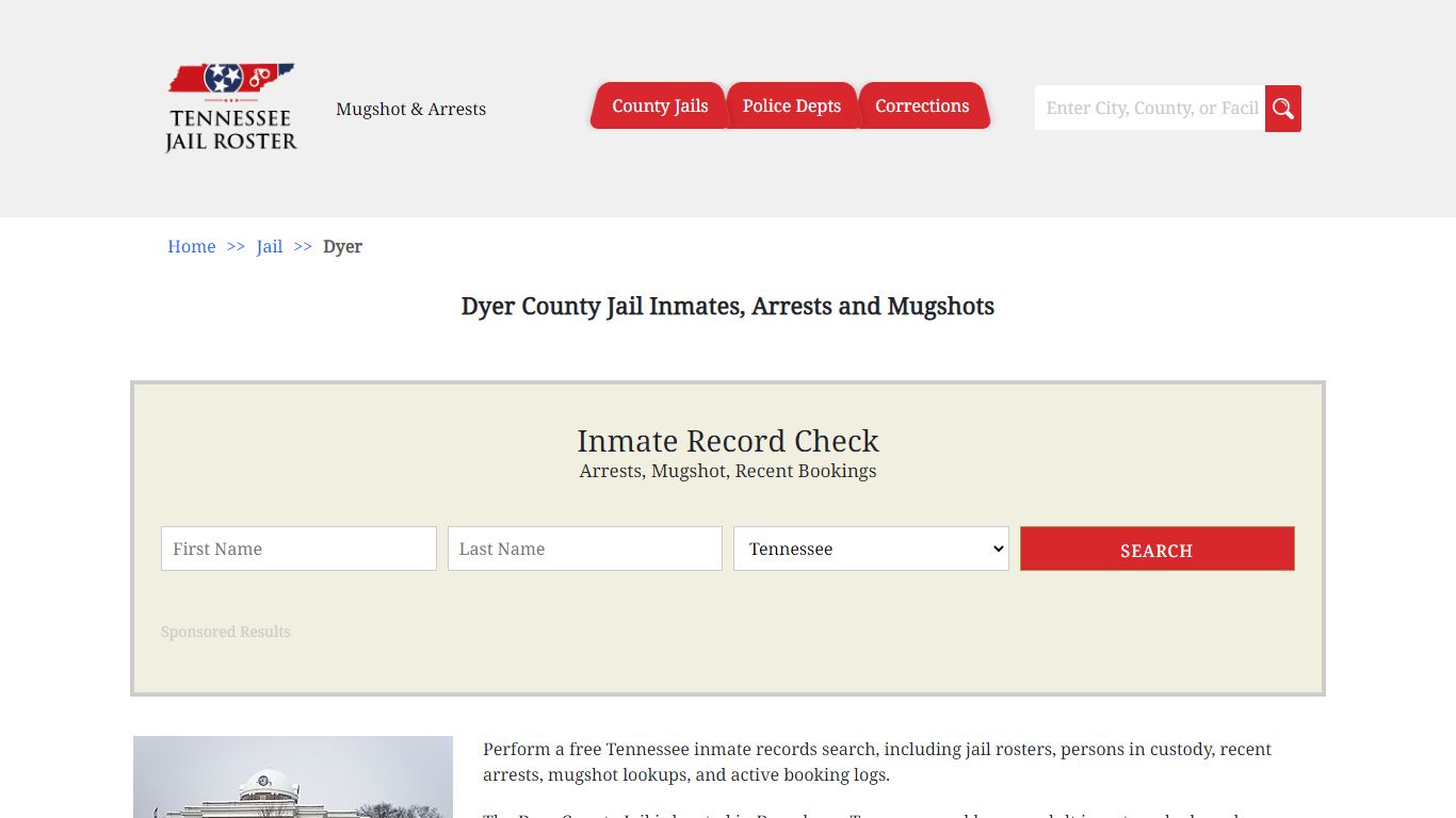 Dyer County Jail Inmates, Arrests and Mugshots