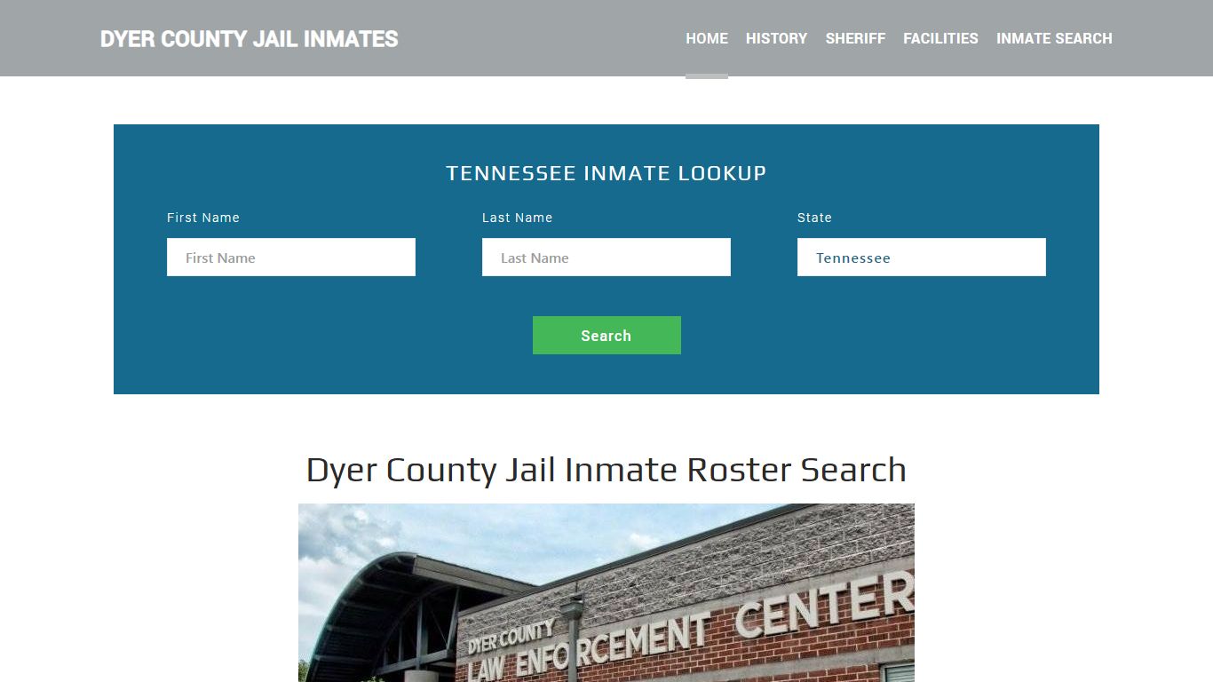 Dyer County Jail Inmate Roster Lookup, Dyersburg, TN